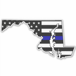 Thin Blue Line Flag Maryland