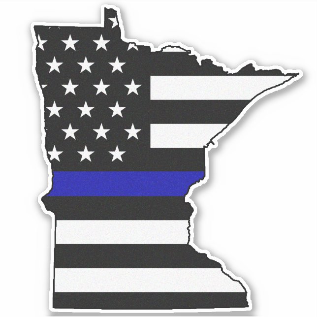 Thin Blue Line Flag Minnesota (Front)