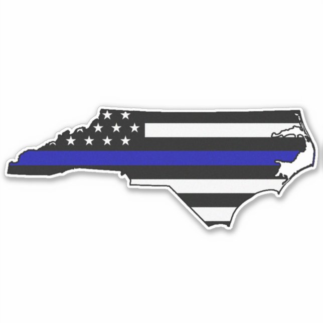 Thin Blue Line Flag North Carolina (Front)
