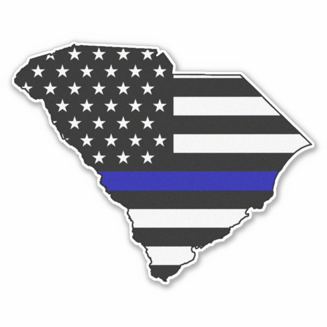 Thin Blue Line Flag South Carolina (Front)