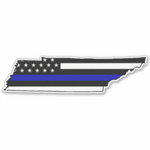 Thin Blue Line Flag Tennessee