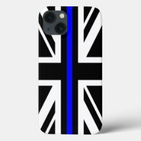 Thin Blue Line Flag united kingdom police cop symb