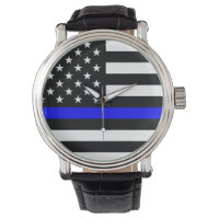 Thin Blue Line Flag (United States)