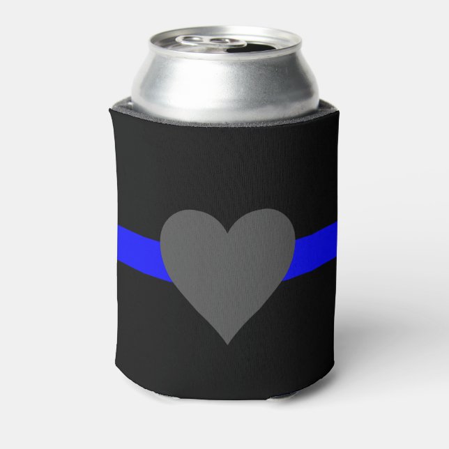 Thin Blue Line - For Those Who Serve Can Cooler (Can Back)