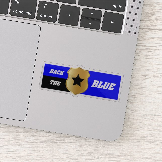 Thin Blue Line, God Bless Police (Detail)