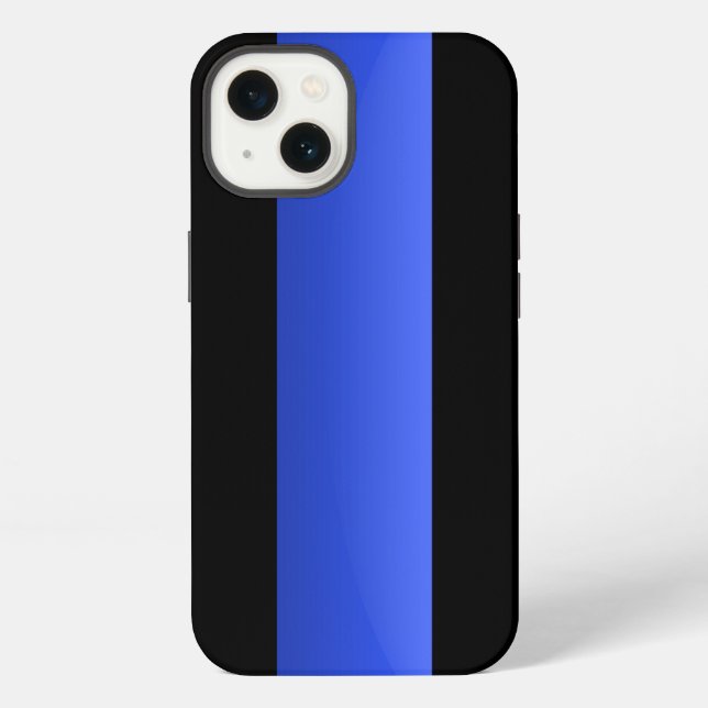 Thin Blue Line iPhone Case (Back)