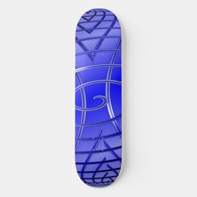 Thin Blue Line Iron Works Skateboard (Front)