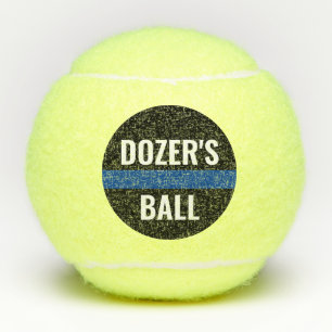 Thin Blue Line K9 Police Dog Personalized Tennis Balls