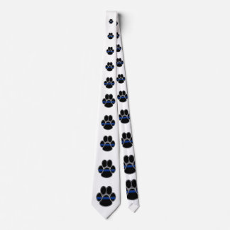 Thin Blue Line K-9 Tie