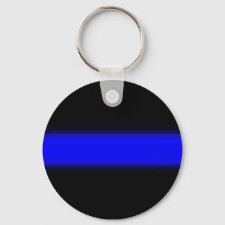 thin blue line Keychain