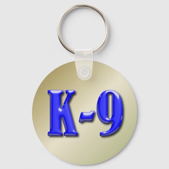 Thin Blue Line Keychain (Front)