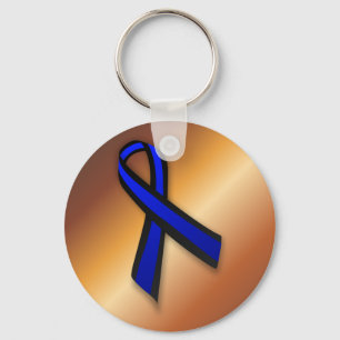 Thin Blue Line Keychain