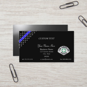 Thin Blue Line LAPD Business Card