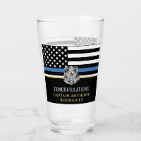 Thin Blue Line Law Enforcement Police Retirement
