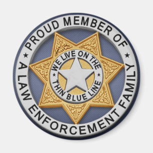 Thin Blue Line Magnet