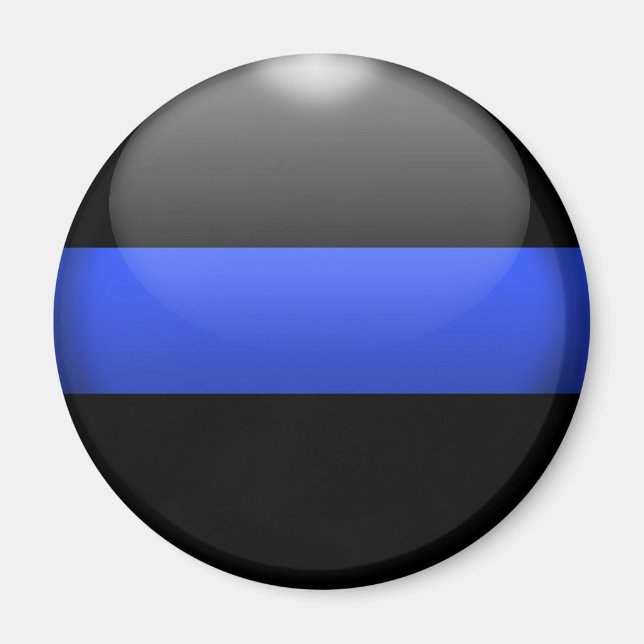 Thin Blue Line Magnet (Front)