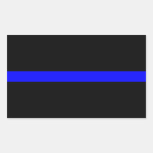 Thin Blue Line Memorial Symbolic on Sticker