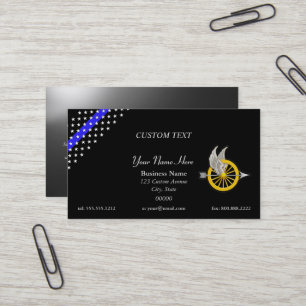 Thin Blue Line Motor Officer Business Card