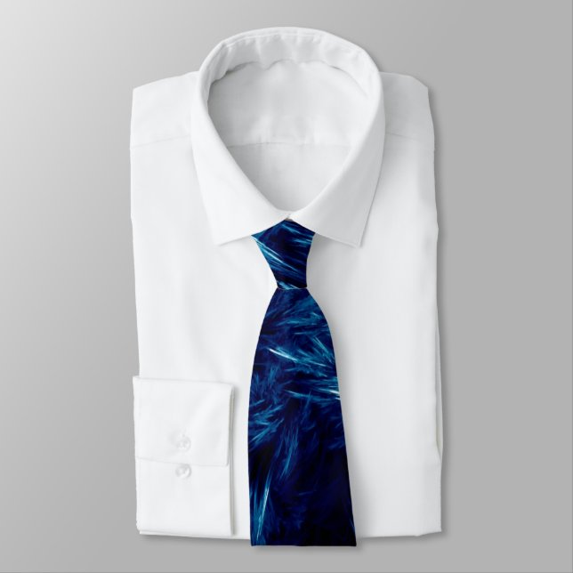 Thin Blue Line Neck Tie (Tied)
