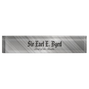 Thin Blue Line - Nobility Nameplate