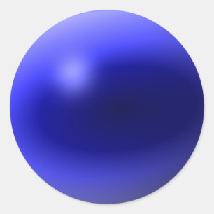 Thin Blue Line One-of-a-Kind Classic Round Sticker