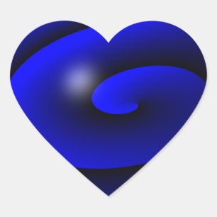 Thin Blue Line One-of-a-Kind Heart Sticker