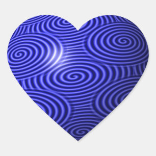 Thin Blue Line One-of-a-Kind Heart Sticker