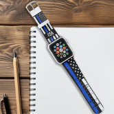 Blue line apple watch band hotsell