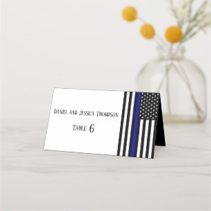 Thin Blue Line Place Card