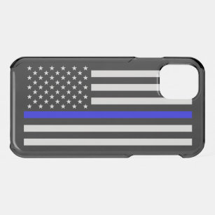 Thin Blue Line Police Cops American Flag iPhone 11 Case