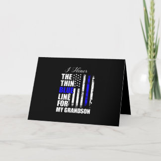 Thin Blue Line Police Flag Back The Blue Invitation