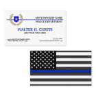 Thin Blue Line Police Flag Custom