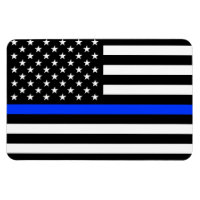 Thin Blue Line Police Flag