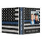 Thin Blue Line Police Flag Photo Denim