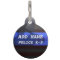 Thin Blue Line Police K9 Dog Tag