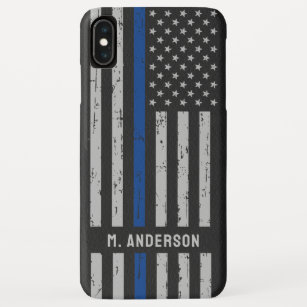Thin Blue Line Police Officer  Case-Mate iPhone Case