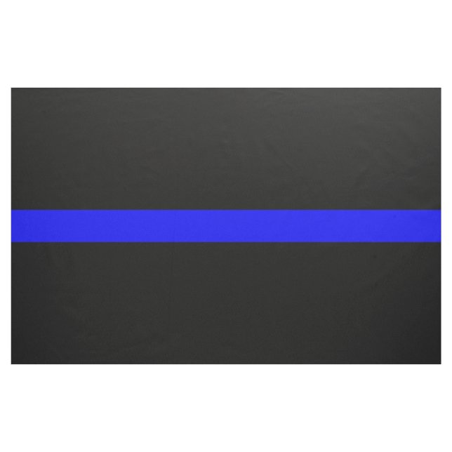 Thin Blue Line Police Officers Memorial Flag Fabric (Yard)