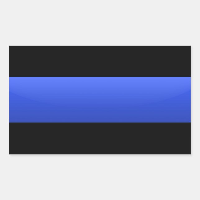 Thin Blue Line Police Supporter Sticker (Front)