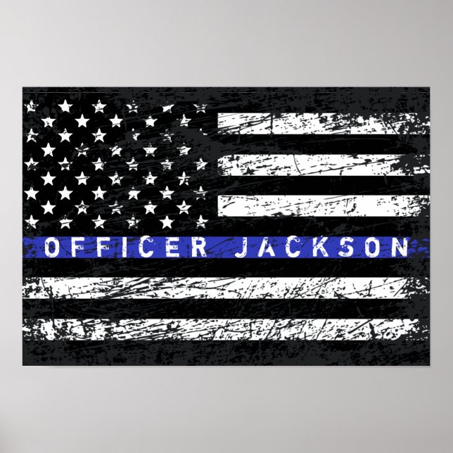 Thin Blue Line Poster (Front)