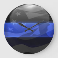 Thin Blue Line Salute Flag