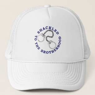 Thin Blue Line - Shackled to the Brotherhood Trucker Hat