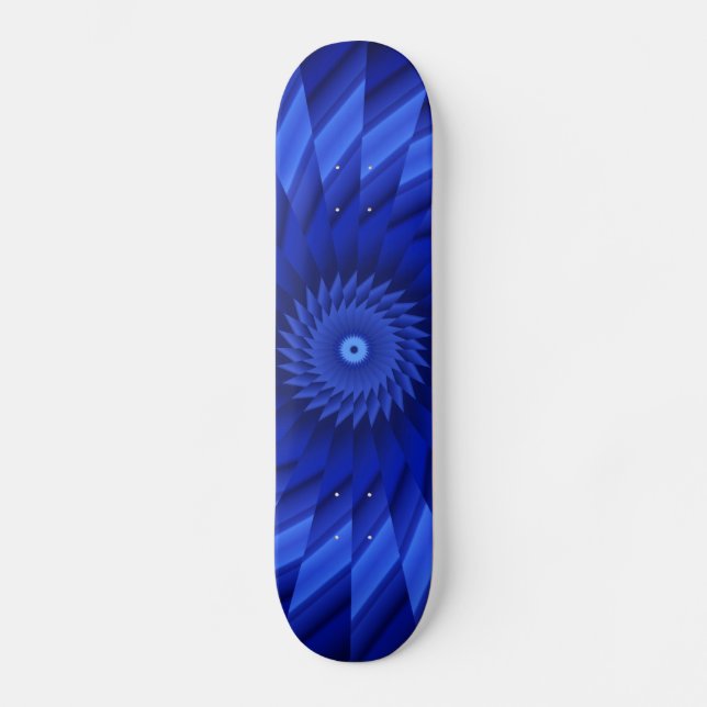 Thin Blue Line Starburst Skateboard (Front)