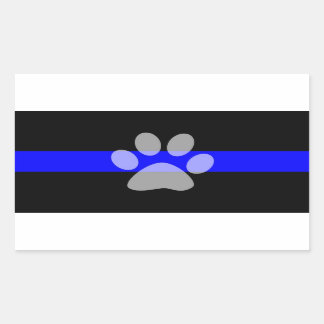 Thin Blue Line Sticker (Set of 4) - K9