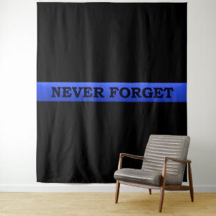 Thin Blue Line Tapestry