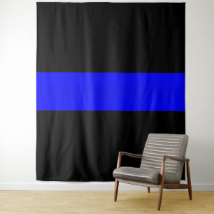 Thin Blue Line Tapestry
