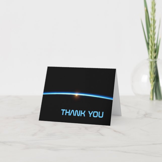 Thin Blue Line Thank You Note Card (Front)
