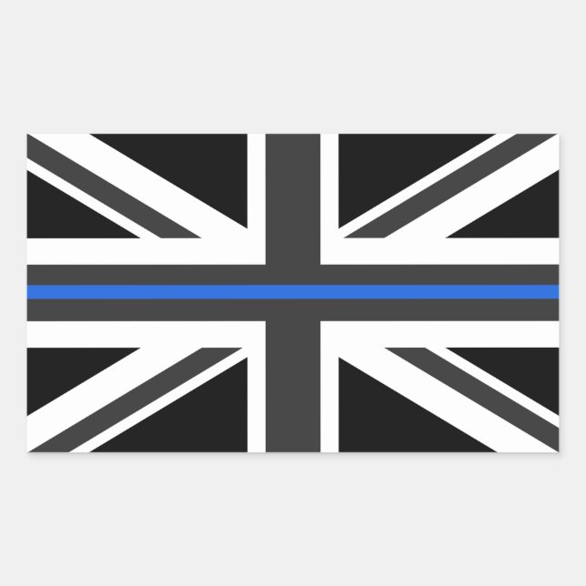 Thin Blue Line UK Flag Sticker (Front)
