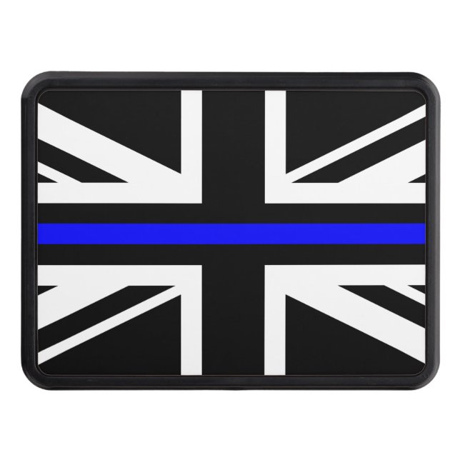 Thin Blue Line - UK Trailer Hitch Cover (Front)