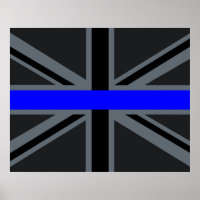 Thin Blue Line Union Jack Style
