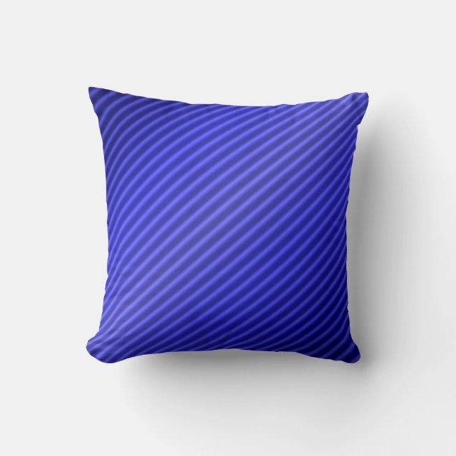 Thin Blue Line - Unique Designs Throw Pillow (Front)